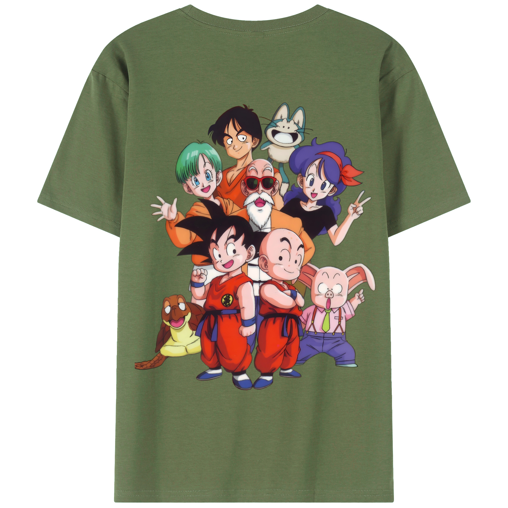 （画像用） ドラゴンボール DRAGON BALL 綿100％ メンズ半袖Tシャツ（バックプリント） 通気性